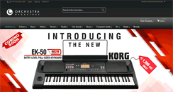 Desktop Screenshot of orchestramegastore.com